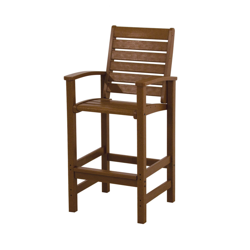 Chaise de bar POLYWOOD Signature, Teck