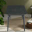 Tables de salle à manger modernes peu encombrantes, pierre frittée durable et conception en métal pour la cuisine