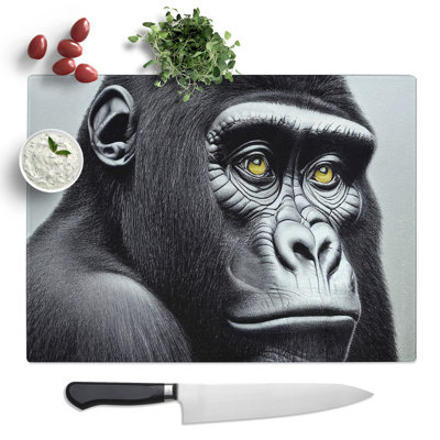 Astonishing Gorilla  Glass Chopping Board