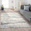 Tapis ivoire / gris / bleu Modern Abstract Performance-1448542973