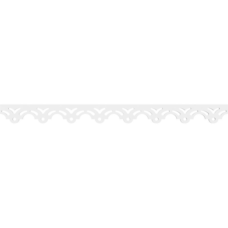 Garniture de couloir en PVC de qualité architecturale H 4 po x P 5/8 po x L 48 po Robertson, H 4 po x L 48 po x P 0,63 po