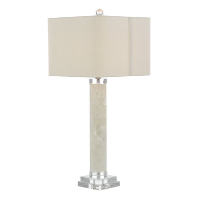Calcite And Quartz Concrete Table Lamp