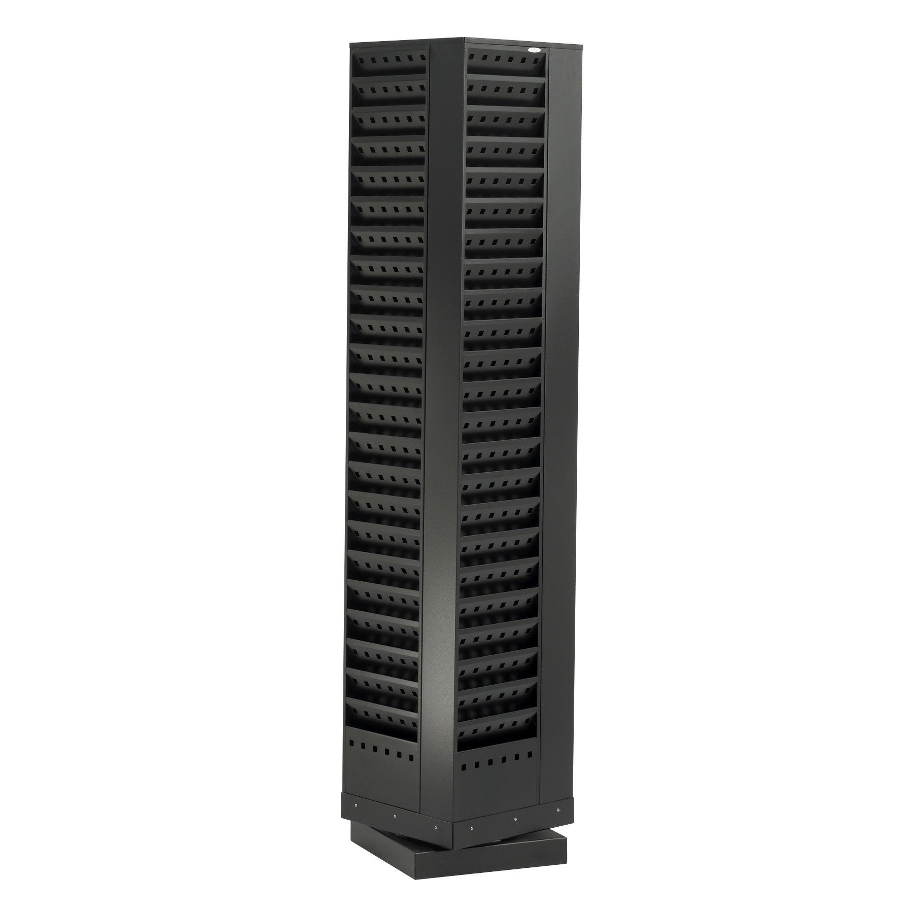 Safco Products Company 92-Pocket Steel Rotary Magazine Rack | Wayfair