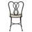 Azalea Park Ornate Iron Bronze Vanity Stool