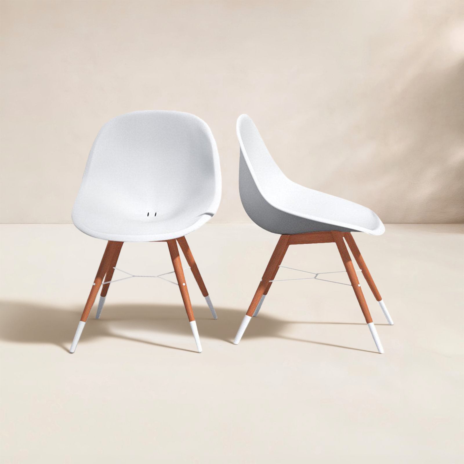 Patio Side Chair, Dark Eucalyptus