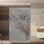 37-1/2 In W x 75 In H Fixed Tempered Glass Shower Panel with Durable Frosted Sandblasting