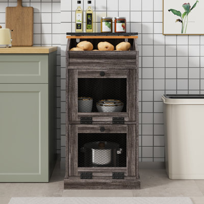 35" Tall Storage Cabinet With 2 Doors