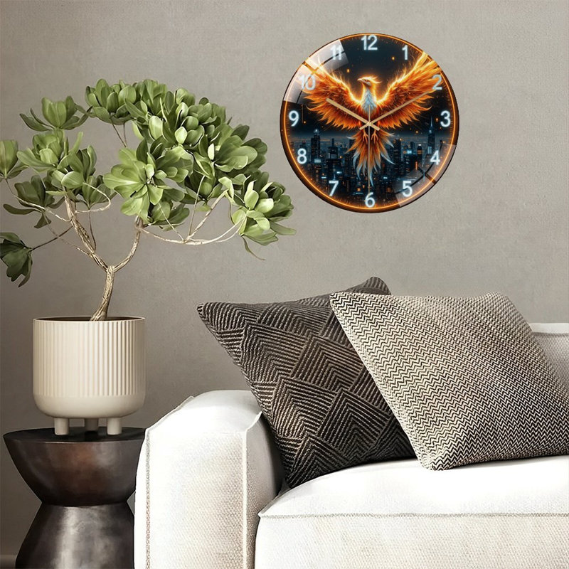 Horloge murale décorative Phoenix