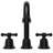 2-handle Bathroom Faucet with Drain Assembly