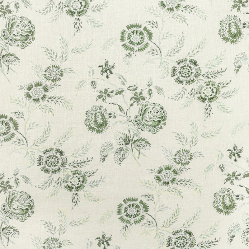 Boutique Floral Fabric, Celery