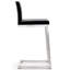 Upholstered Counter Stool with Metal Frame-298473558