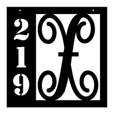 Plaque et plaque-numéro de porte Brend