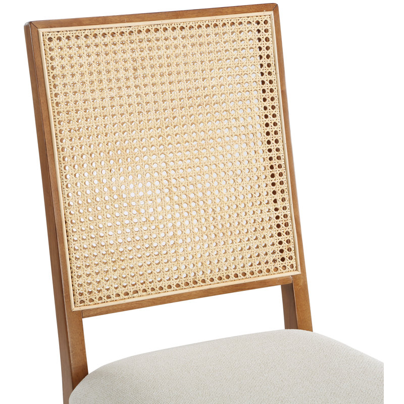Fotou Solid Wood Side Chair, Walnut
