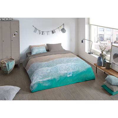 No Pattern Duvet Cover Set with Pillowcases Included