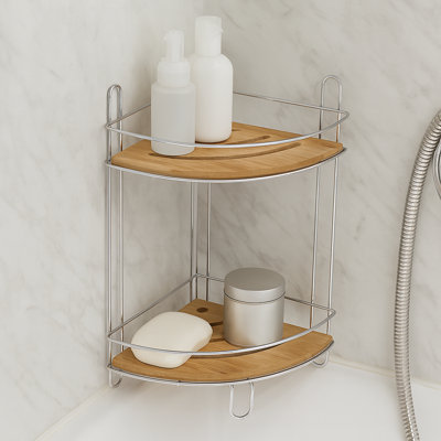 Bamboo Freestanding Bamboo Shower Caddy
