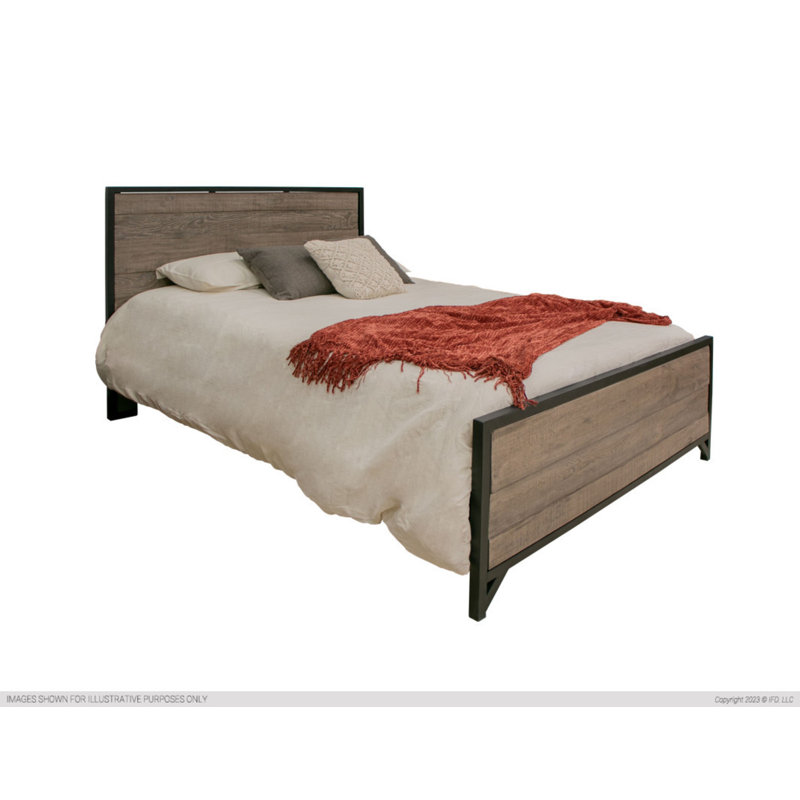 Everbert Solid Wood Platform Bed