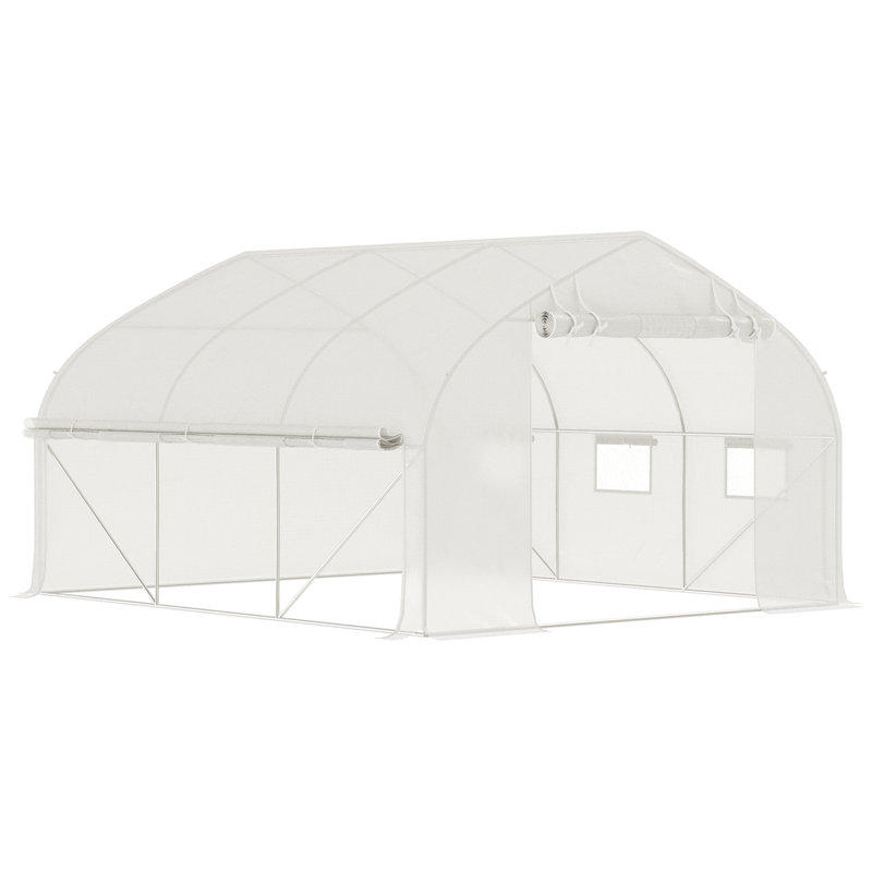11' W x 10' D Greenhouse, Green,  59"W x 63.5"H
