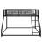 Sturdy Metal Drop-Down Bunk Beds-1210103616