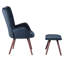 Fauteuil capitonné de 26,6 po Cedrica-376433778-379410981
