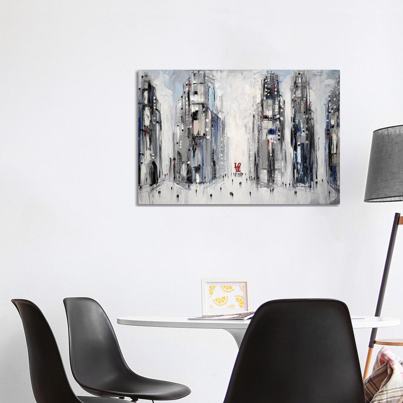 «Love» par Ekaterina Ermilkina, reproduction d'art sur toile tendue, H 26 po x l 40 po x 1,5 po