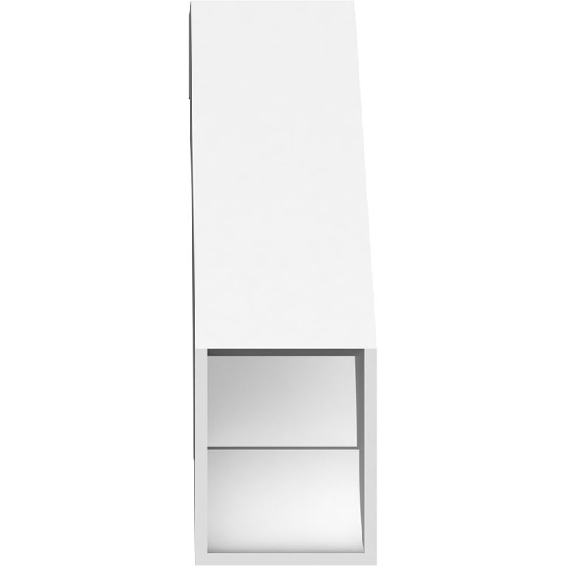 Attelle de genou en PVC de qualité architecturale standard Aspen l 5 po x P 14 po x H 18 po, H 18 po x l 5 po x P 14 po