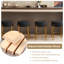 Tabourets de bar rembourrés 24 po Modern-6918723