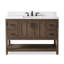 Meuble-lavabo simple autoportant Floyd de 48 po avec comptoir en pierre reconstituée-892150580