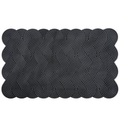 Tapis cuivre cuivré noué 18 po x 30 po