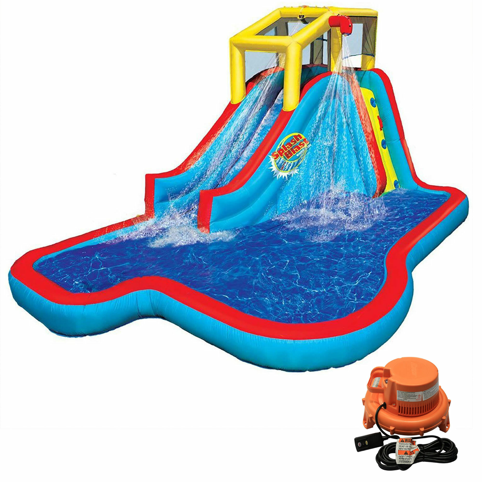 Banzai Slide N Soak Splash Park Inflatable Outdoor Kids Water Park