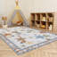 Tapis ivoire / bleu / orange lavable à la machine Bergvin Star Gazer-615309240