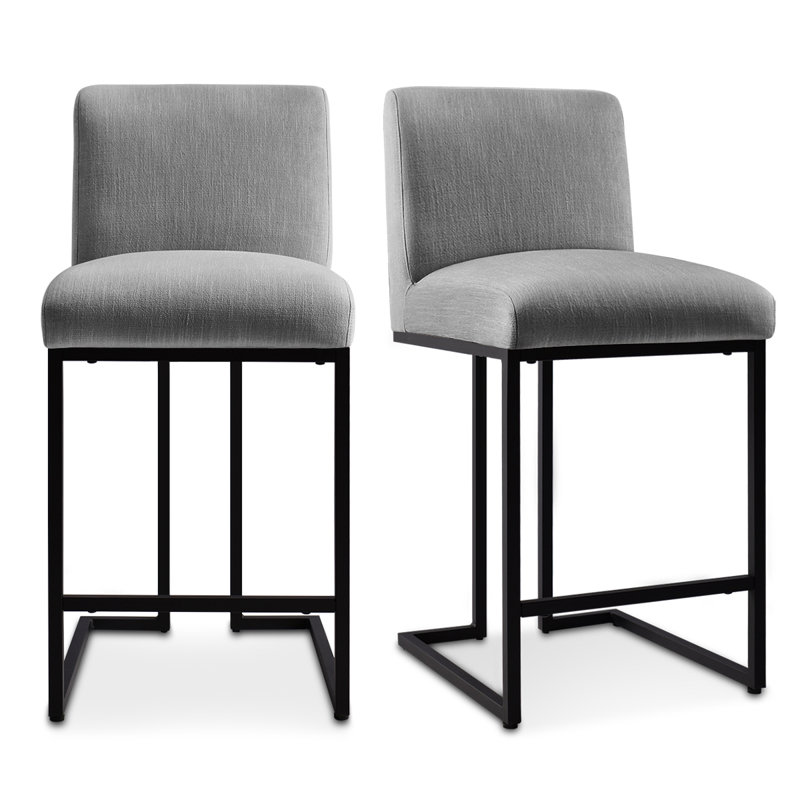 Tabouret de comptoir 25 po Chelley, Gris