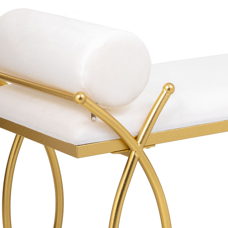 Flaxville Faux Leather Upholstered Bench