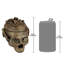 Steampunk Skull Containment Vessel Sculpture