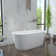 Enigma 47 in. L x 27-1/2 in. W x 22-7/8 in. H Freestanding Acrylic Bathtub