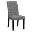 Chaise d'appoint capitonnée Jackye avec garniture cloutée-888591514-888591515