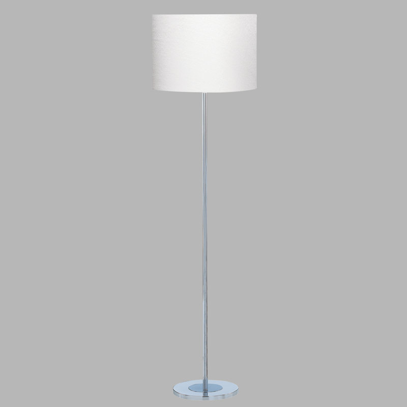 Tayah 151cm Chrome Traditional Floor Lamp