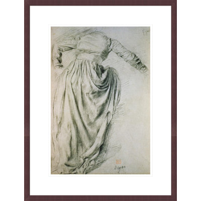 Étude d'une femme drapée par Edgar Degas