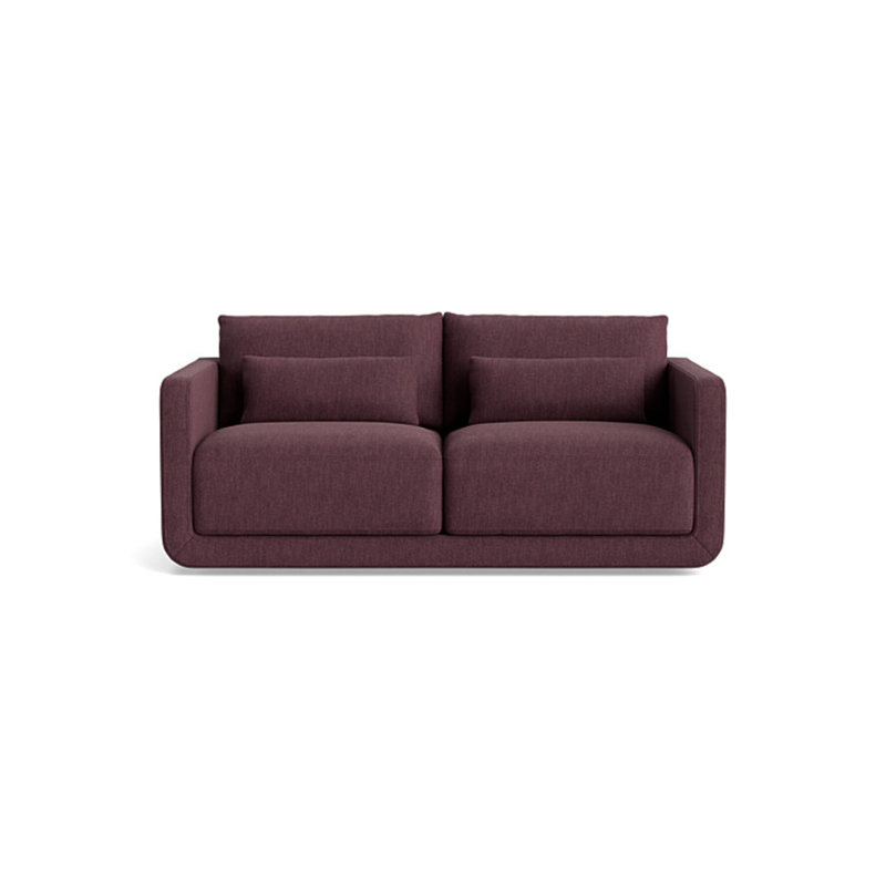 Eva Loveseat (70"), Performance Weave - Aubergine