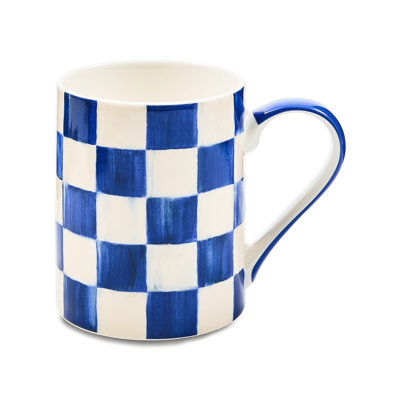 Check Porcelain Mug