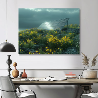 Yellow Green Eco Friendly Energy Solar Panels - Solar Panels Wall Decor -  Ebern Designs, 922907638E8E4CFC88DD90E79BBB7D37