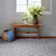 Crisscross Black Handwoven Indoor/Outdoor Rug-426979175