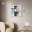 Décoration murale de bureau Cool Tones II Shadowbox par Art Remedy, cadre blanc, 24 x 24-756745695-756745691