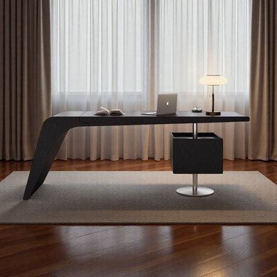 Modern Italian Minimalist Solid Wood Office Desk