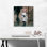 «Space Girl and Bird» par Banksy, reproduction d'art sur toile tendue