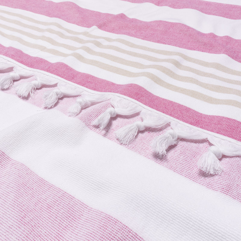 Serviette de plage Marlene, Rose