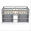 Lit simple mezzanine bas avec tablettes Jceur-177938700