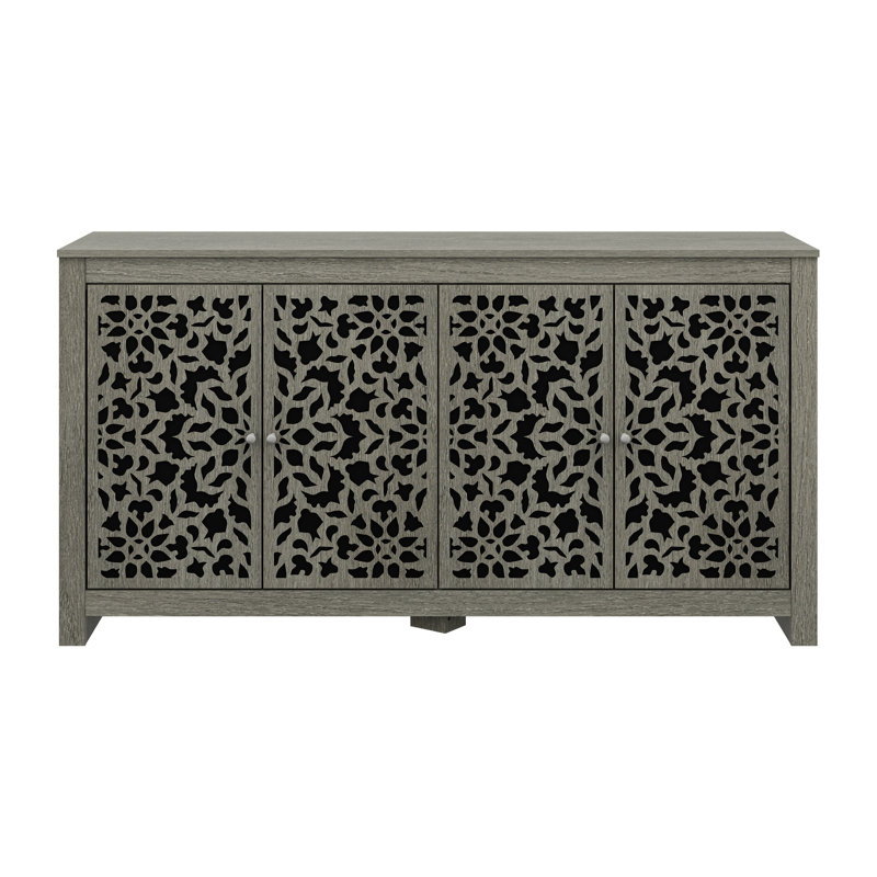 Ensemble de 2 commodes de rangement Arrastia, Coffee Grey Oak