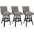 Gray Seat/ Brown Frame