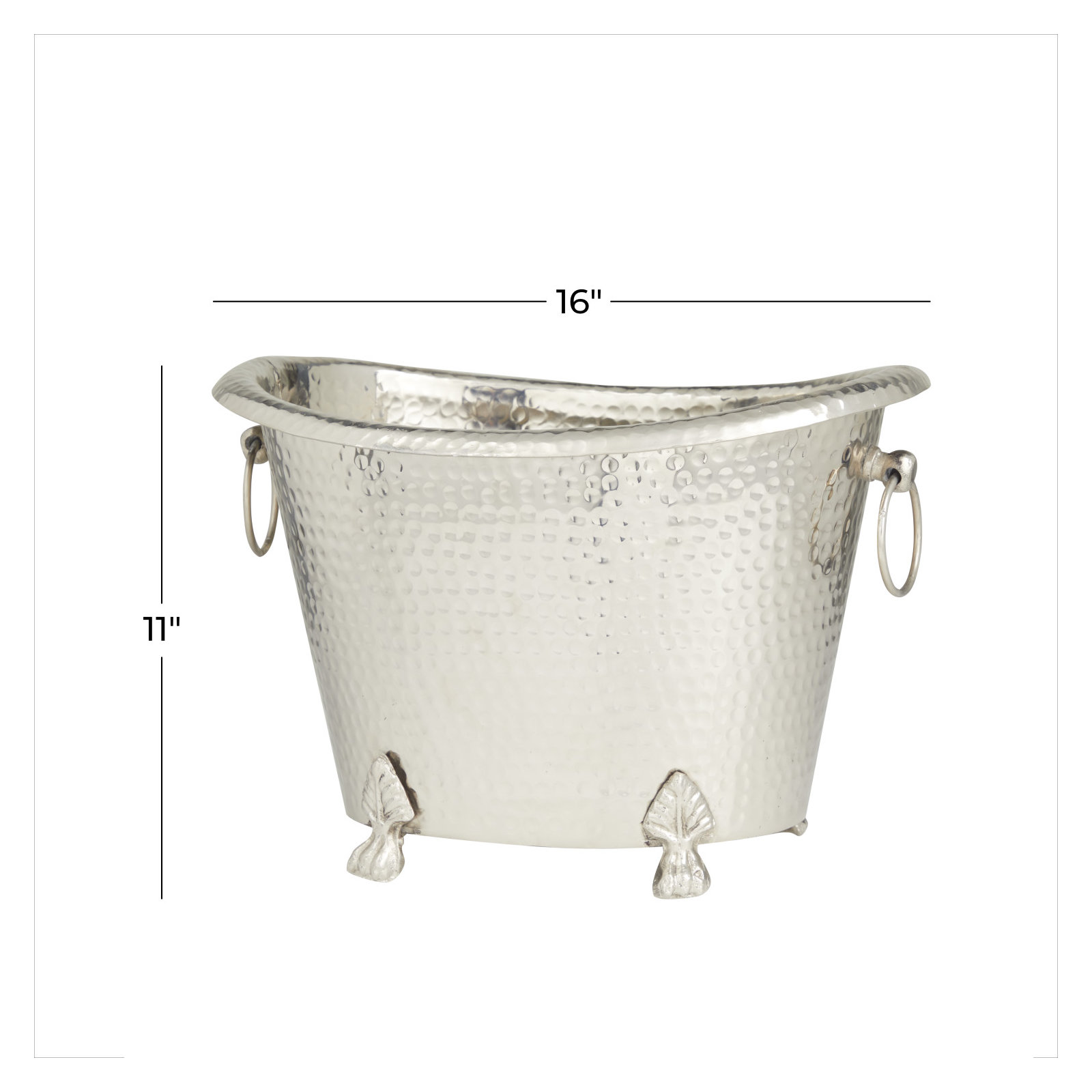 Ice Bucket, 10.85"H x 15.85"W x 12.4"D