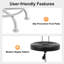 Tabouret roulant réglable en hauteur Cotreau